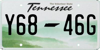 TN license plate Y6846G