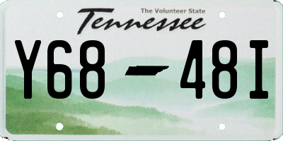 TN license plate Y6848I