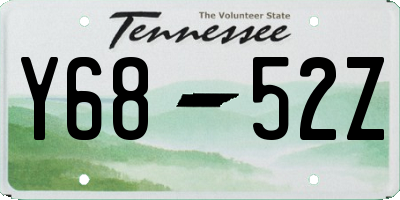 TN license plate Y6852Z