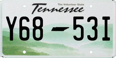 TN license plate Y6853I