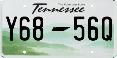 TN license plate Y6856Q