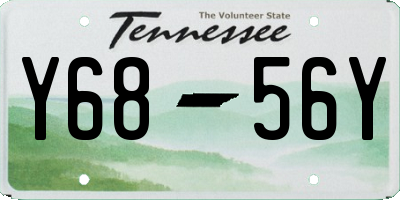 TN license plate Y6856Y