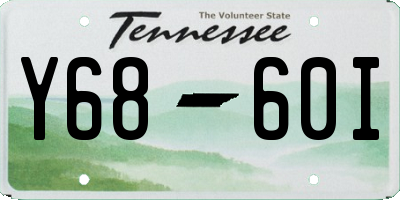 TN license plate Y6860I