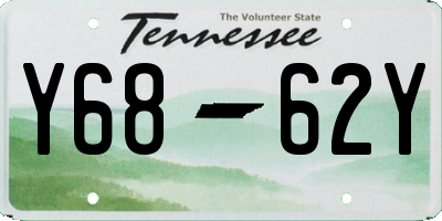 TN license plate Y6862Y