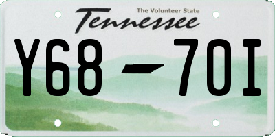 TN license plate Y6870I