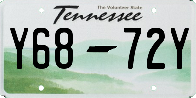 TN license plate Y6872Y