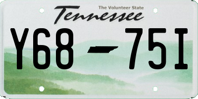 TN license plate Y6875I
