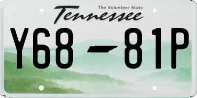 TN license plate Y6881P