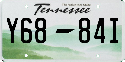 TN license plate Y6884I