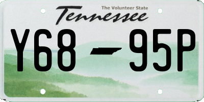 TN license plate Y6895P