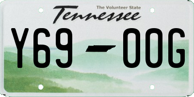 TN license plate Y6900G