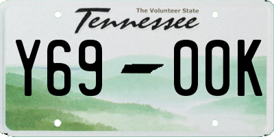 TN license plate Y6900K