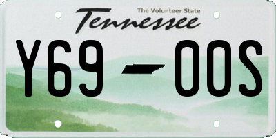 TN license plate Y6900S