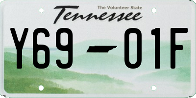 TN license plate Y6901F