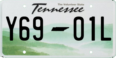 TN license plate Y6901L