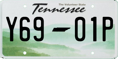 TN license plate Y6901P