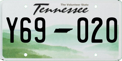 TN license plate Y6902O