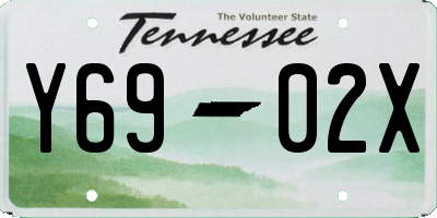 TN license plate Y6902X