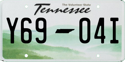 TN license plate Y6904I