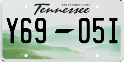 TN license plate Y6905I