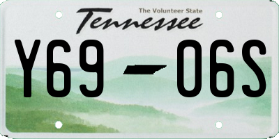 TN license plate Y6906S