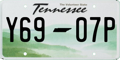 TN license plate Y6907P