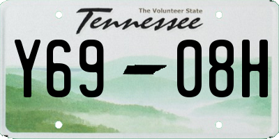 TN license plate Y6908H