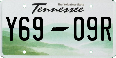 TN license plate Y6909R