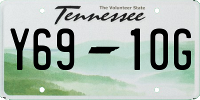 TN license plate Y6910G
