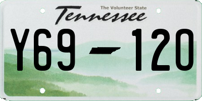 TN license plate Y6912O
