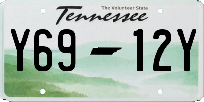 TN license plate Y6912Y