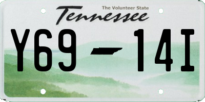 TN license plate Y6914I