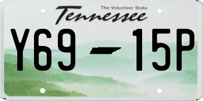 TN license plate Y6915P