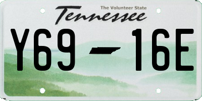 TN license plate Y6916E