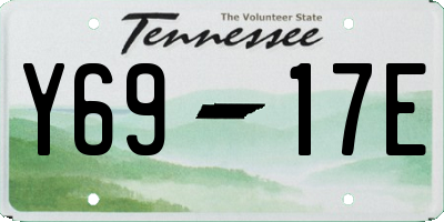 TN license plate Y6917E