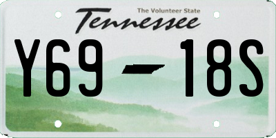 TN license plate Y6918S