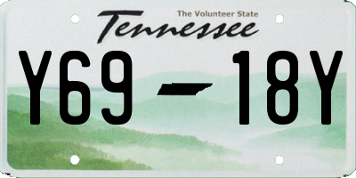 TN license plate Y6918Y