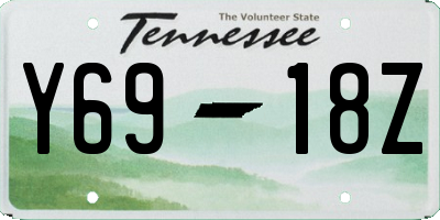 TN license plate Y6918Z