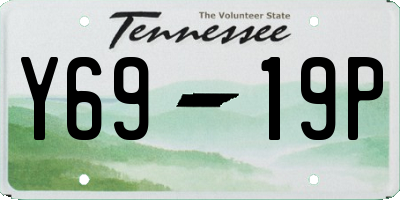 TN license plate Y6919P