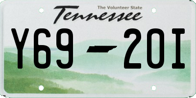 TN license plate Y6920I