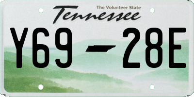 TN license plate Y6928E