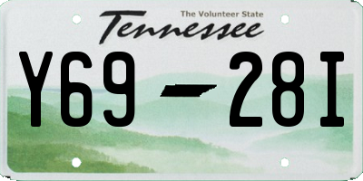 TN license plate Y6928I
