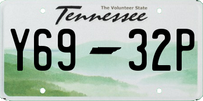 TN license plate Y6932P