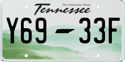 TN license plate Y6933F