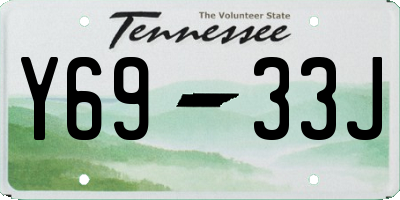 TN license plate Y6933J