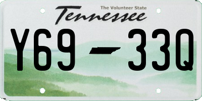 TN license plate Y6933Q