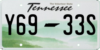 TN license plate Y6933S