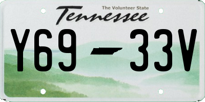 TN license plate Y6933V
