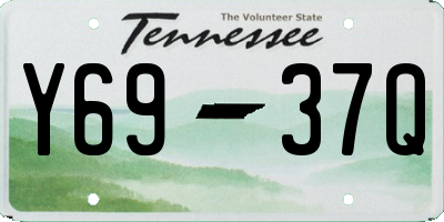 TN license plate Y6937Q