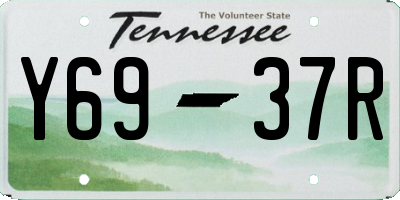 TN license plate Y6937R